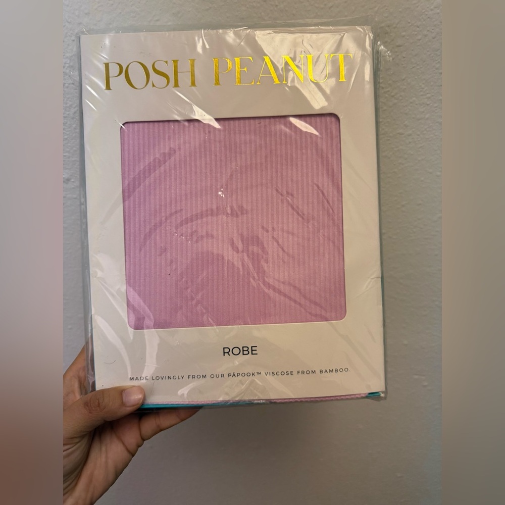 Brand New Posh Peanut Dusty Rose size S mama robe - Picture 2 of 3